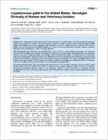 Cryptococcus gattii in the United States Genotypic Diversity of Human and Veterinary Isolates