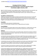 Emerging Infections Program HealthcareAssociated InfectionsCommunity Interface Report  Clostridioides difficile Infection Surveillance 2020