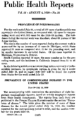 Public health reports  v 54 no 3 AUGUST 4 1939