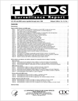HIVAIDS Surveillance Report US HIV and AIDS cases reported through June 1998