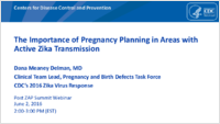 The Importance of Pregnancy Planning in Areas with Active Zika Transmission