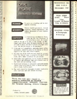 Oral hygieneToothbrush technique CDC 51350 released 1949 filmstrip 30 frames 5 minutes