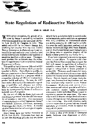 State regulation of radioactive materials