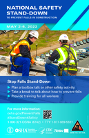National Safety StandDown to Prevent Falls in Construction  MAY 26 2022