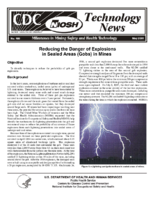 Technology News 489 Reducing the Danger of Explosions in Sealed Areas Gobs in Mines