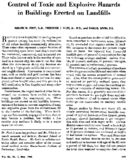 Control of toxic and explosive hazards in buildings erected on landfills