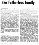 The fatherless family Conference report