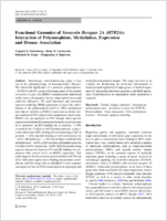 Functional Genomics of Serotonin Receptor 2A HTR2A Interaction of Polymorphism Methylation Expression and Disease Association