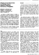 Efficacy of an intervention to promote use of hearing protection devices by firefighters