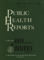 Public Health Reports  v 73  no 2  cover