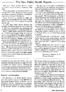 The new Public Health Reports