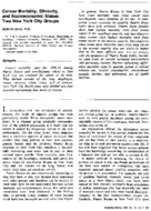 Cancer Mortality Ethnicity And Socioeconomic Status Two New York City Groups