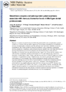 Glutathione enzyme and selenoprotein polymorphisms associate with mercury biomarker levels in Michigan dental professionals