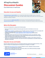 PrepYourHealth Discussion Guides