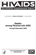 Deaths among Persons with AIDS through December 2000