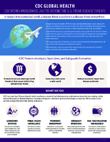 CDC Global Health CDC Works Worldwide 247 to Defend the US from Disease Threats