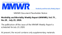 Morbidity and Mortality Weekly Report MMWR  Vol 75  No 28 July 23 2026