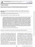 Metalworking fluid exposure and stroke mortality among US autoworkers