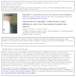 Electrostatic Respirator Filter Media Filter Efficiency and Most Penetrating Particle Size Effects