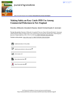 Making Safety an Easy Catch PFD Use Among Commercial Fishermen in New England