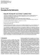 Emerging Vaccine Informatics