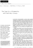 The Case For A Partnership With SelfHelp Groups