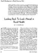 Health developments in rural America 1953 A conference report on the American Medical Associations eighth National Conference on Rural Health