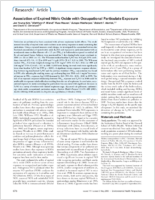 Association of Expired Nitric Oxide with Occupational Particulate Exposure