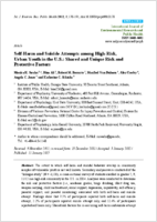 SelfHarm and Suicide Attempts among HighRisk Urban Youth in the US Shared and Unique Risk and Protective Factors
