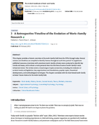 The Oxford Handbook of Work and Family Part 1 Chapter 2 A Retrospective Timeline of the Evolution of WorkFamily Research