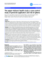 The upper midwest health study a casecontrol study of pesticide applicators and risk of glioma