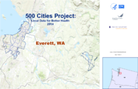 500 Cities Project Local Data for Better Health 2014 Everett WA