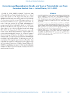 Correction and Republication Deaths and Years of Potential Life Lost From Excessive Alcohol Use  United States 20112015