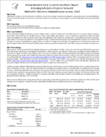 Active Bacterial Core Surveillance ABCs Report Emerging Infections Program Network MethicillinResistant Staphylococcus aureus 2014
