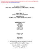 InDepth Survey of Dust Control Technology for Asphalt Milling at Northeast Asphalt Inc US Route 22 and SR 64 Projects Wisconsin