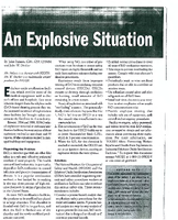 An Explosive Situation