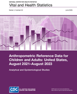 Anthropometric Reference Data for Children and Adults United States August 2021August 2023
