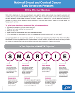 National Breast and Cervical Cancer Early Detection Program Writing Effective Objectives