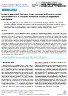 In vitro airway models from mice rhesus macaques and humans maintain species differences in xenobiotic metabolism and cellular responses to naphthalene