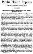 Public health reports  v 54 no 5 FEBRUARY 3 1939