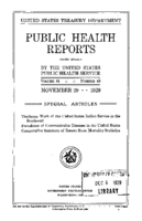 Public Health Reports  v 44 no 48  cover
