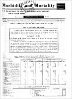 Morbidity and Mortality Weekly Report Vol 13 No 9 for Release March 6 1964
