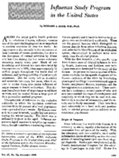 World Health Organization influenza study program in the United States