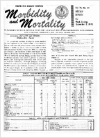 Morbidity and Mortality Weekly Report Vol 19 No 35 week ending September 5 1970