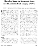 Mortality rates for rheumatic fever and rheumatic heart disease 194065