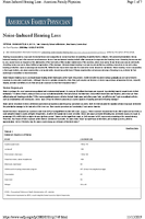 NoiseInduced Hearing Loss