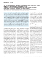 The World Trade Center Residents Respiratory Health Study NewOnset Respiratory Symptoms and Pulmonary Function