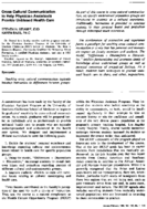 Cross cultural communication to help physician assistants provide unbiased health care