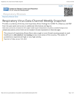 Respiratory Virus Data Channel Weekly Snapshot