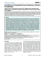 Surveillance for Hospitalized Acute Respiratory Infection in Guatemala